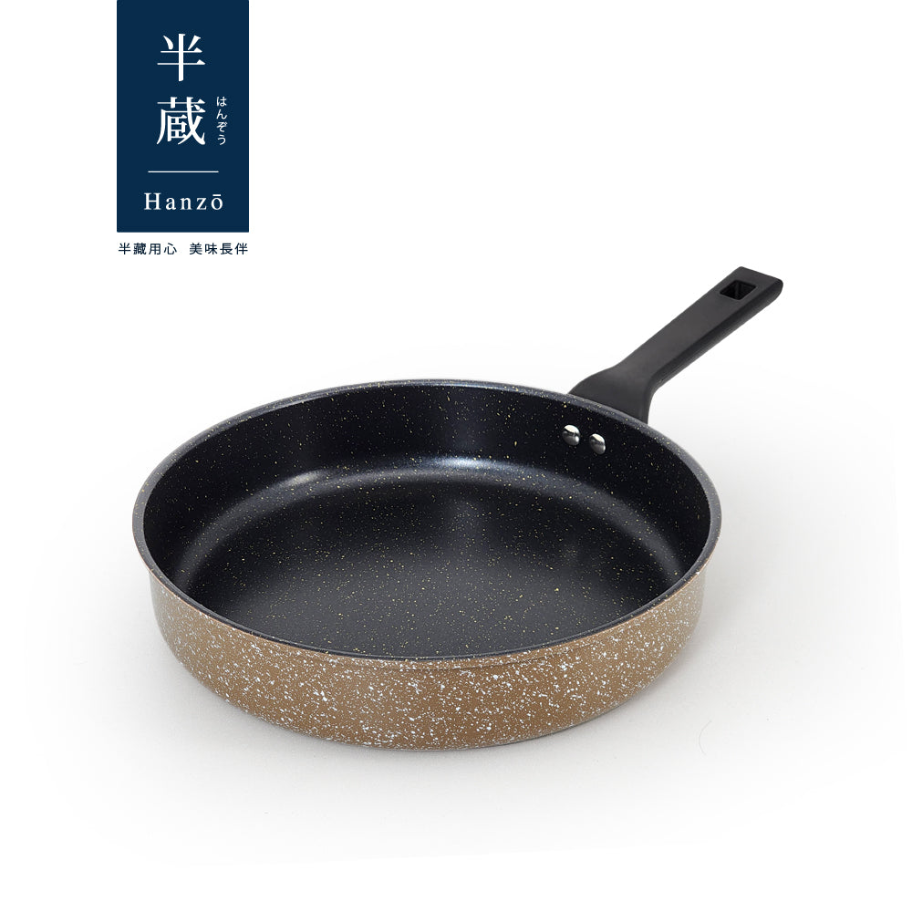 半藏HANZO 28cm銅藏淘金生鐵深煎鍋