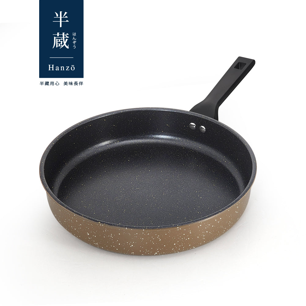 半藏HANZO 銅藏淘金雙鍋3件組(30炒+30深煎+30蓋)