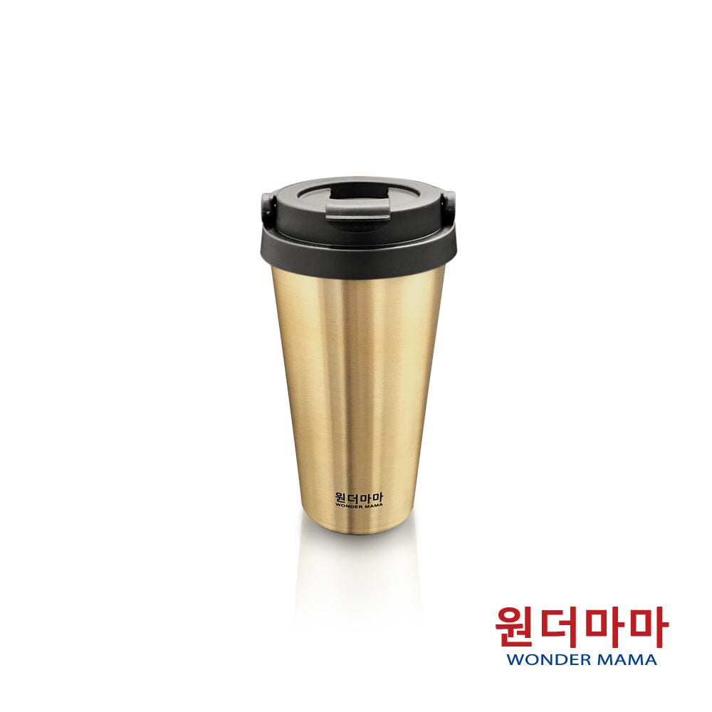 【WONDER MAMA】316不鏽鋼手提保溫杯 - 480ml
