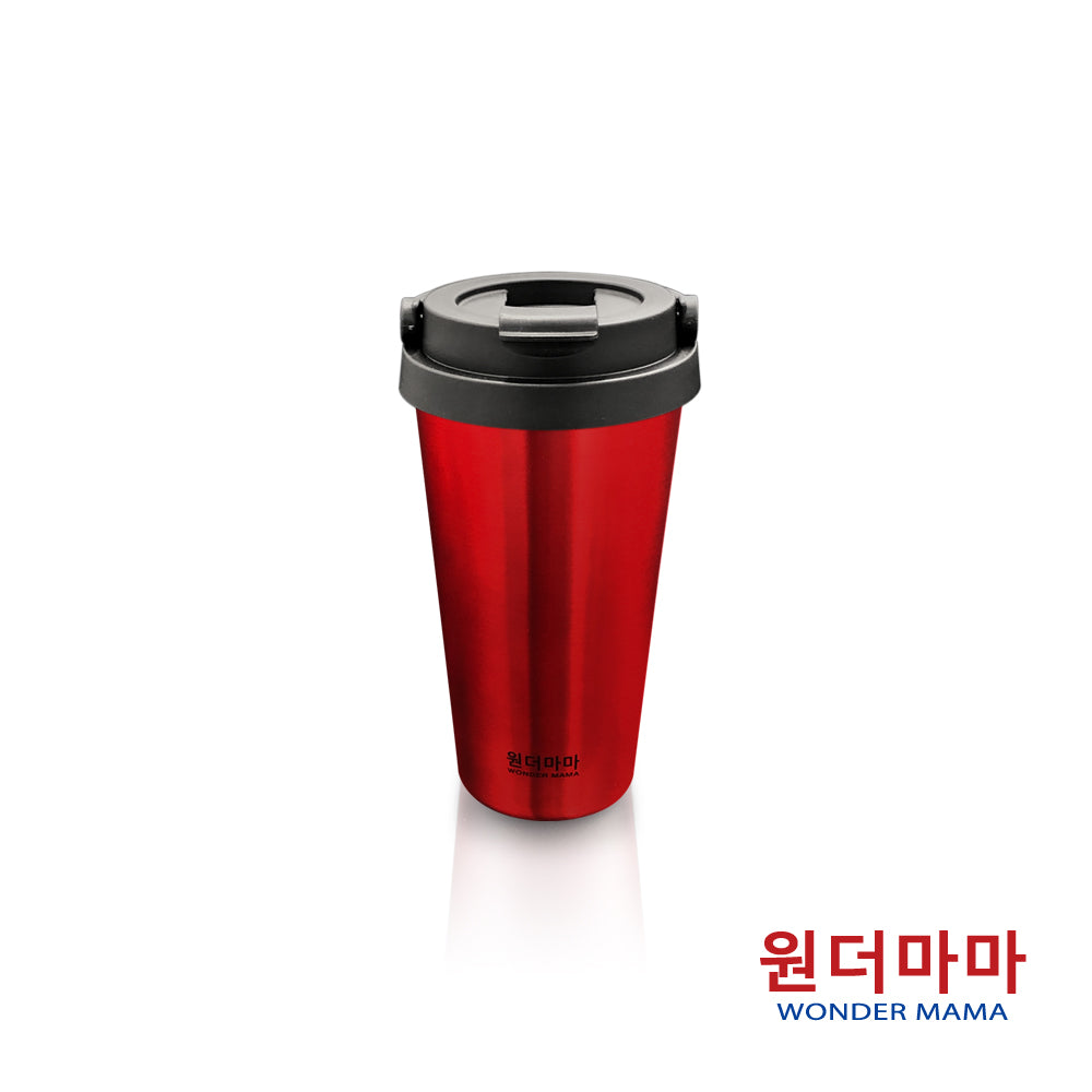 【WONDER MAMA】316不鏽鋼手提保溫杯 - 480ml