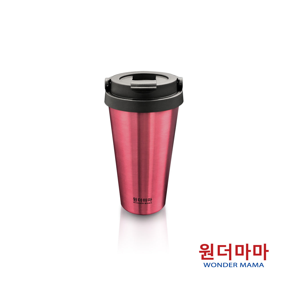 【WONDER MAMA】316不鏽鋼手提保溫杯 - 480ml