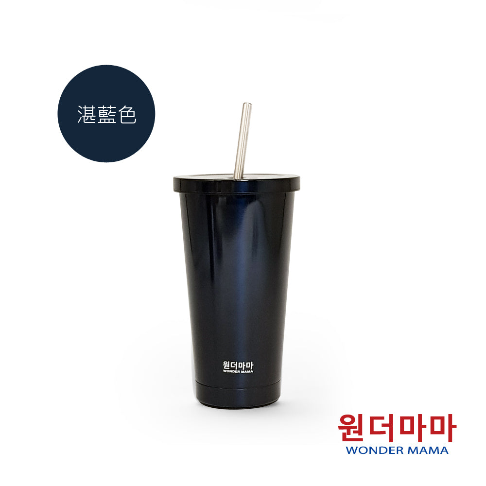 【WONDER MAMA】316不鏽鋼吸管杯 - 480ml